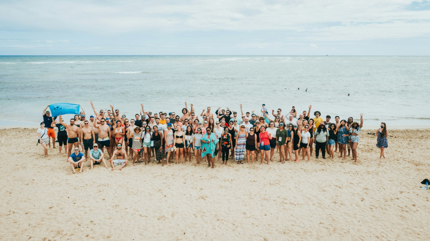 Our entire team celebrating milestones in Punta Cana, Dominican Republic.